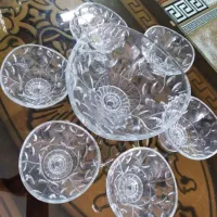 سرویس کریستال اصل ایتالیا برند لاروس|ظروف سرو و پذیرایی|قم, باجک دو|دیوار