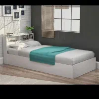 تخت خواب یکنفره ام دی اف|تخت و سرویس خواب|آباده, |دیوار