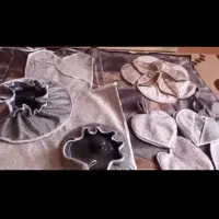 دوخت سرویس آشپز خونه با پارچه مبلی