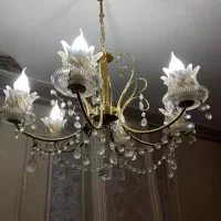 لوستر برنجی|لوستر و چراغ آویز|اصفهان, ناژوان|دیوار