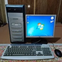 کامپیوتر اداری ۲هسته با رم ۲ هارد ۱۶۰ و گرافیک ۱۲۸
