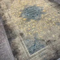 فرش هریس طوسی آبی تخفیفی|فرش|تهران, هروی|دیوار