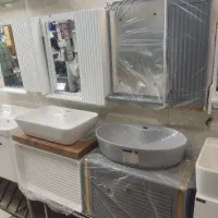روشویی کابینتی فول ست و آیینه و باکس|لوازم سرویس بهداشتی|کرمانشاه, |دیوار