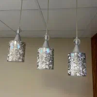 اویز حبابی سه تایی مدرن وخاص|لوستر و چراغ آویز|کرج, مهرویلا جنوبی|دیوار