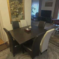 میز ناهارخوری ۶ نفری و ۴ نفره