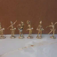 ست ۶تایی بالرین رقص باله برنز سوگلی|مجسمه، تندیس، ماکت|زنجان, |دیوار