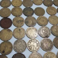 سکه ای ۵۰ دیناری برنجی|کلکسیون سکه، تمبر، اسکناس|گرگان, |دیوار