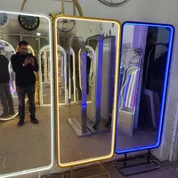 آینه قدی ابزار خورده تاچ دار ریموت دار