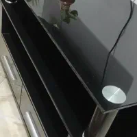 میز تلویزیون شیشه ای