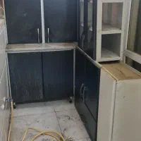 کابینت فلزی به همراه سینک