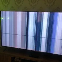 فروش تلویزیون ۶۵ اینچ ایکس ویژن ( پنل ضربه خورده)