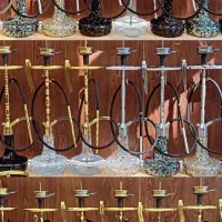 قلیان عمده کرنو برنجی خالص شامل پکیج کامل