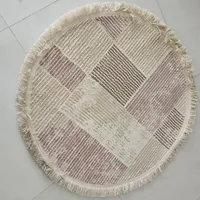 فرش گرد طرح برجسته