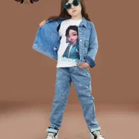 ۴ تیکه جین بقیمت تولید سایز ۱ تا ۱۴ سال|کفش و لباس بچه|رباط‌کریم, رباط‌کریم|دیوار