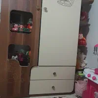 تخت و کمد دو منظوره طرح گارفیلد|تخت و سرویس خواب|صومعه‌سرا, |دیوار