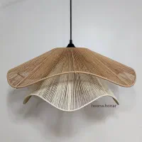 لوستر رافیا لاله دو طبقه