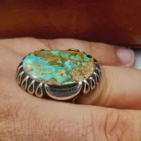 انگشتر فیروزه دست ساز نقره ۹۲۵|جواهرات|درگهان, |دیوار