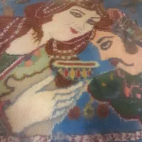 تابلو فرش اصلی لیلی و مجنون