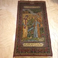 فرش قدیمی طرح مینیاتور