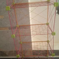 دراور و قفسه فلزی کتابخانه
