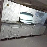 کابینت هشت تیکه ده متری روکش کره ای اصل325|مصالح و تجهیزات ساختمان|خرم‌آباد, |دیوار