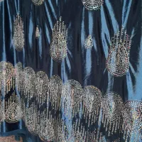 با سلام پارچه مخمل الماس کاری بفروش میرسد|لباس|شوشتر, |دیوار