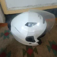کلاه ایمنی بدون فک عینک دار