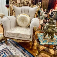 مبلمان استیل سلطنتی چوب گردو وناهارخوری جهیزیه(نو)|مبلمان خانگی و میز عسلی|تهران, فرمانیه|دیوار