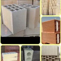 آجر سفال سایز 10و15 و لفتون ده سوراخ نما کارخونه