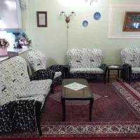 مبل ۷ نفره در حد نو همراه با جلو مبلی و ۲عددعسلی|مبلمان خانگی و میز عسلی|زنجان, |دیوار