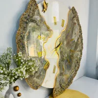 ساخت و فروش ساعت رزینی|صنایع دستی و سایر لوازم تزئینی|قشم, |دیوار