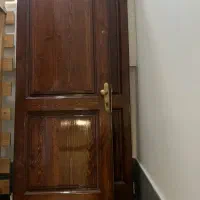 درب چوبی دو لنگه
