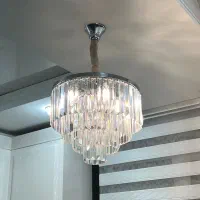 ست ۵تایی لوستر کریستال آیینه ای|لوستر و چراغ آویز|تهران, مختاری|دیوار