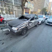 پراید ۱۱۱sx تصادفی مدل۹۰