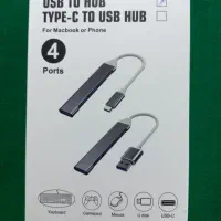 هاب ۴ پورت usb هاب ۴ پورت type c