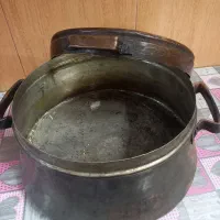 قابلمه مسی قدیمی کوچک و بزرگ