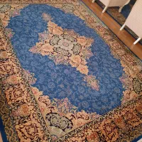 ۲ تخته فرش ۱۲متری ابریشم گونه فرهی در حد آکبند