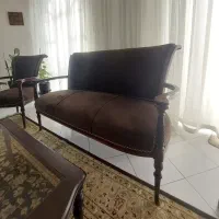 مبل استیل ۷ نفره برند ترنج در حد نو