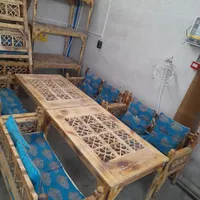 میز و نیمکت سنتی نشیمن صندلی گره چینی|کافی‌شاپ و رستوران|شیراز, گویم|دیوار
