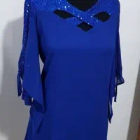 مانتو ژاکاردریسه عمارات  آکبند شومیز پولکی حریر نو|لباس|تهران, بهاران|دیوار