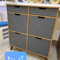 فروش جاکفشی چوبی سفید نو قیمت عالی