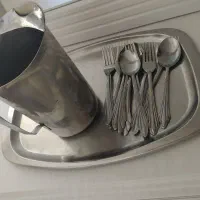 پارچ استیل الک ملامین ظرف برنج لگن لیوان قندان ماگ