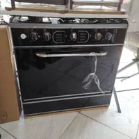 اجاق گاز طرح فر پنج شعله تمام لعابی فندکخور|اجاق گاز و لوازم برقی پخت‌وپز|اسلام‌شهر, شهرک قائمیه|دیوار
