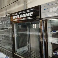 یخچال ویترینی/استیل/دوطرف نما/مرغی/فروشگاه|فروشگاه و مغازه|اصفهان, درب کوشک|دیوار