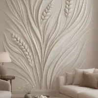 اجرای طرح برجسته روی دیوارو تابلو