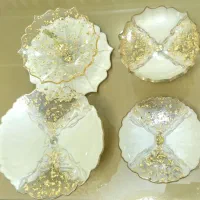 ست پذیرایی رزین ۴ تیکه|ظروف سرو و پذیرایی|تهران, گلستان (شهرک راه آهن)|دیوار