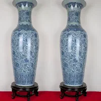 مجسمه برنز گلدان سایز بزرگ برنزی