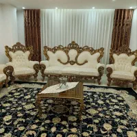 یک دست مبل نه نفره|مبلمان خانگی و میز عسلی|گلستان (تهران), |دیوار