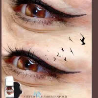آرایش دائم تتو میکرو خط چشم شیدینگ ماندگاری بالا|خدمات آرایشگری و زیبایی|آبادان, |دیوار