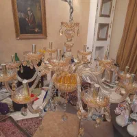 لوستر ۱۶شاخه ای کریستالی خارجی|لوستر و چراغ آویز|رودهن, |دیوار